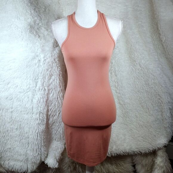 FOREVER 21 PINK BODYCON TANK DRESS SZ.S EUC - Picture 2 of 7